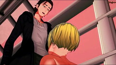 Eren fucking Armin hard after the time skip - on Titan Hentai. Thumb