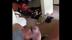 Me stroking my dick Thumb