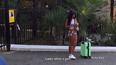 Two guys divorced a Russian whore for sex for money. With dialogue Thumb