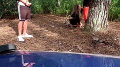 Real Amateur WIFE getting a FACIAL of a STRANGER in a PUBLIC RISKY PLACE ( CUCKOLD BOY WATCHING) Thumb