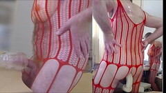2-sides fuck in red fishnet - Kong to asshole &amp_ dick to Ice Lady - part1 Thumb