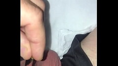 Piss hole play with paint brush Thumb