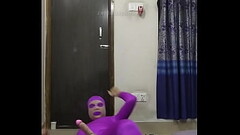 Zentai the phantom penis bondage fighting Thumb
