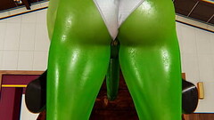 Futa - Fiona gets creampied by She Hulk (Shrek) Thumb