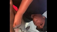 Ebony dick sucking Thumb